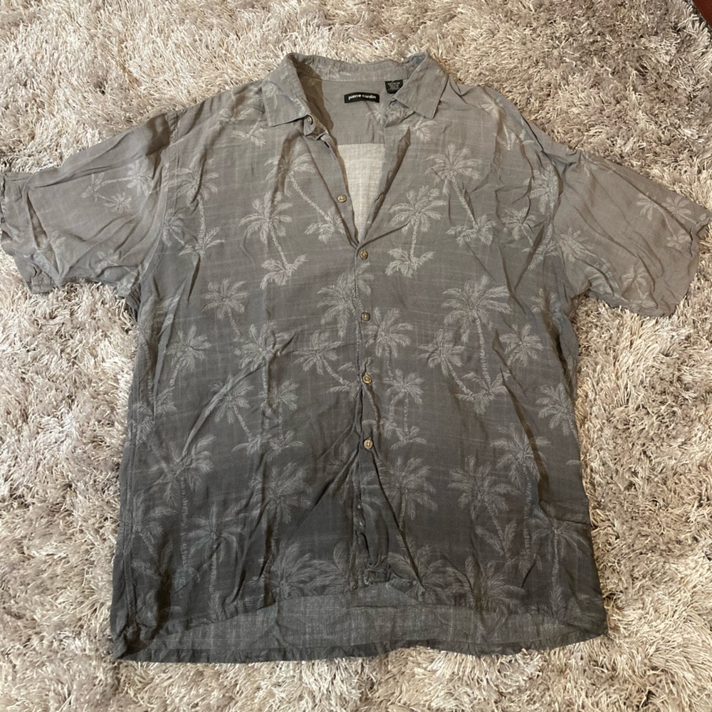 Pierre Cardin Men’s Hawaiian Shirt Ombré XXL